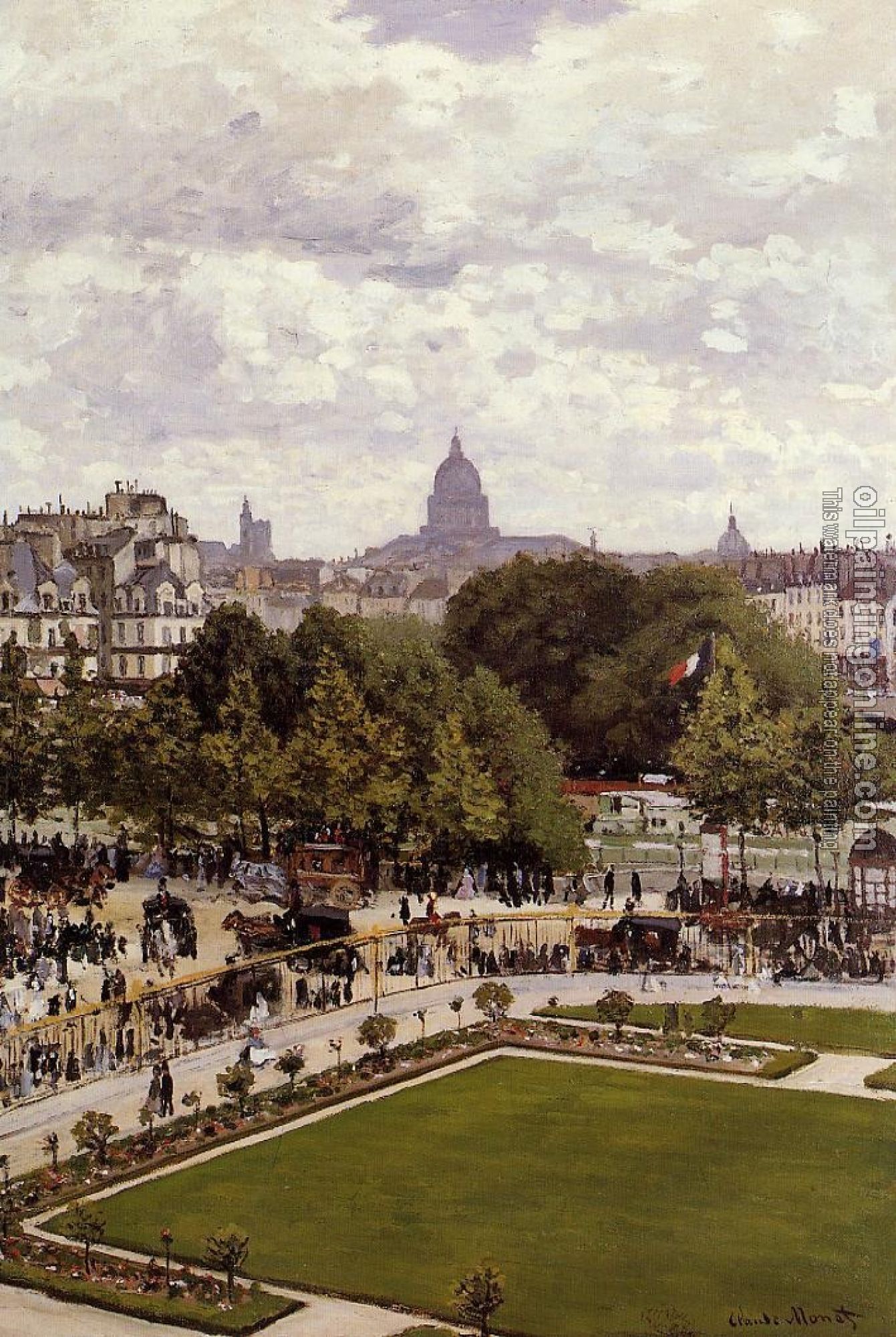 Monet, Claude Oscar - Garden of the Princess